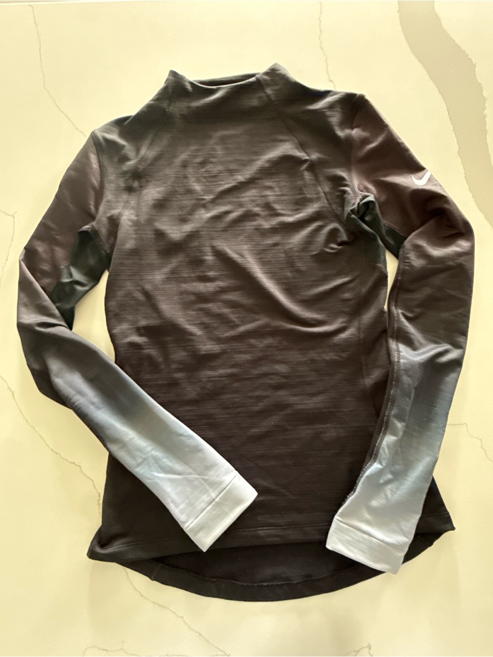 Nike Pro Hyperwarm Mock Neck Long Sleeve Shirt | Women’s Size Small